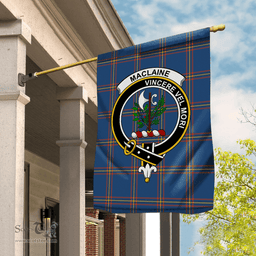Garden Flag MacLaine Of Loch Buie Hunting Ancient Tartan Flag Clan Badge Tartan House Flag