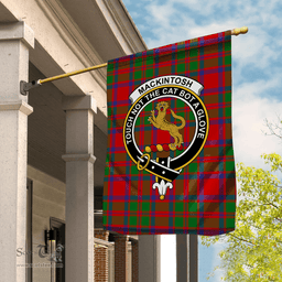 Garden Flag MacKintosh Modern Tartan Flag Clan Badge Tartan House Flag