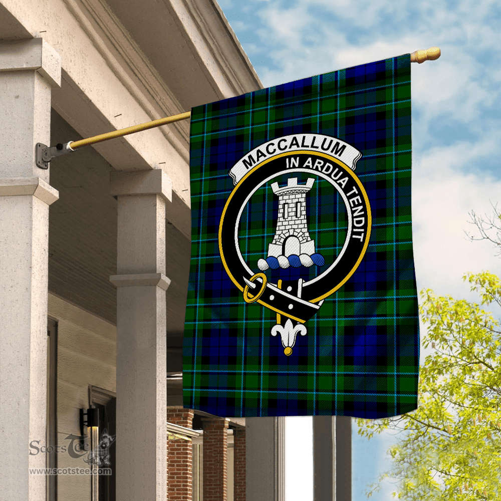 Garden Flag MacCallum Modern Tartan Flag Clan Badge Tartan House Flag