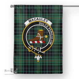 Garden Flag MacAulay Hunting Ancient Tartan Flag Clan Badge Tartan House Flag