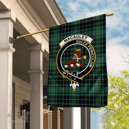 Garden Flag MacAulay Hunting Ancient Tartan Flag Clan Badge Tartan House Flag