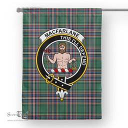 Garden Flag MacFarlane Hunting Ancient Tartan Flag Clan Badge Tartan House Flag