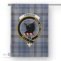 Garden Flag Tweedie Tartan Flag Clan Badge Tartan House Flag