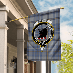 Garden Flag Tweedie Tartan Flag Clan Badge Tartan House Flag
