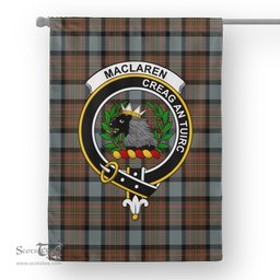 Maclaren Flags Garden Flag MacLaren Weathered Tartan Flag Clan Badge Tartan House Flag
