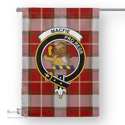 Garden Flag MacFie Tartan Flag Clan Badge Tartan House Flag