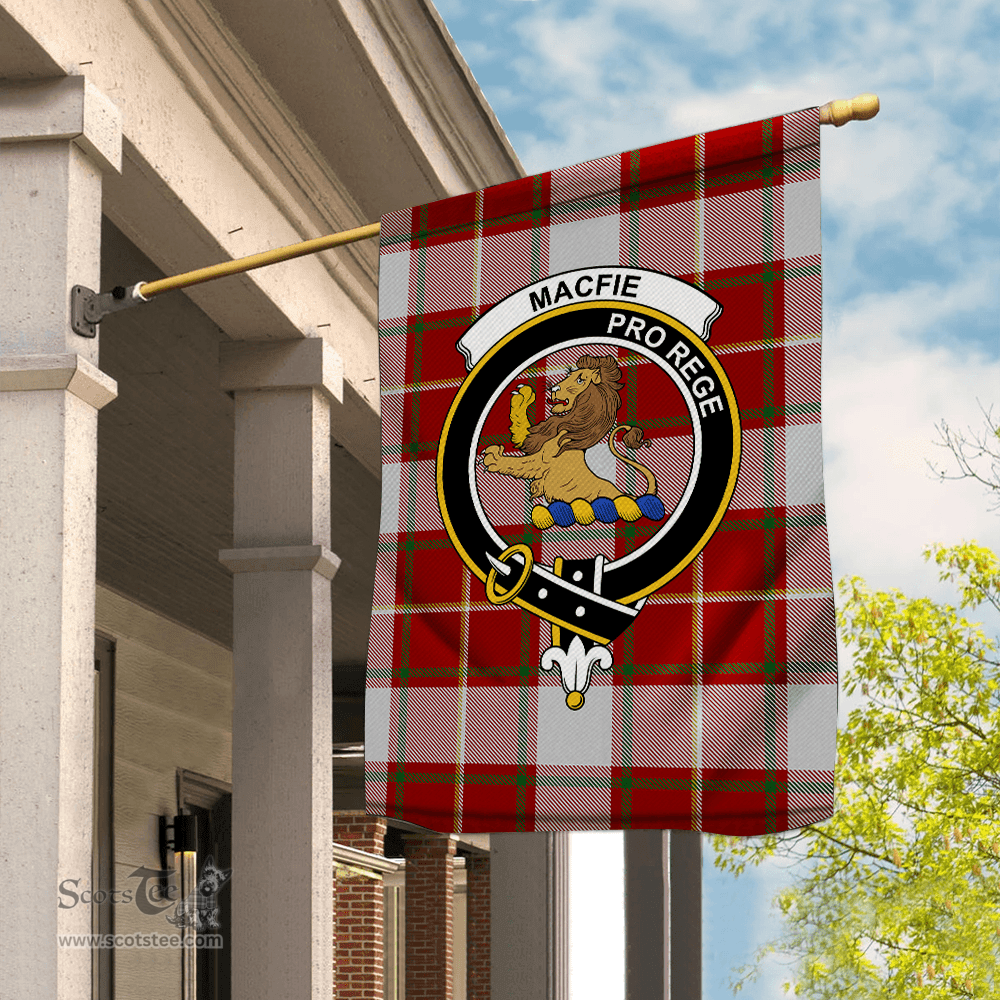 Garden Flag MacFie Tartan Flag Clan Badge Tartan House Flag