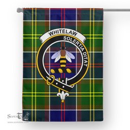 Garden Flag Whitelaw Modern Tartan Flag Clan Badge Tartan House Flag