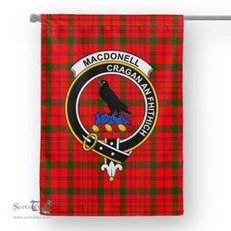 Garden Flag MacDonell Of Keppoch Modern Tartan Flag Clan Badge Tartan House Flag
