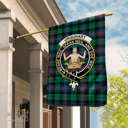 Garden Flag Urquhart Broad Red Ancient Tartan Flag Clan Badge Tartan House Flag