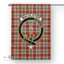 Garden Flag MacAlister Dress Tartan Flag Clan Badge Tartan House Flag
