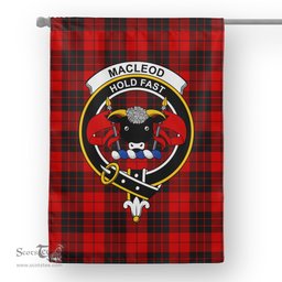 Garden Flag MacLeod Of Raasay Tartan Flag Clan Badge Tartan House Flag