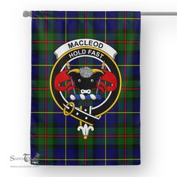 MacLeod Tartan Garden Flag MacLeod Of Harris Modern Tartan Flag Clan Badge Tartan House Flag
