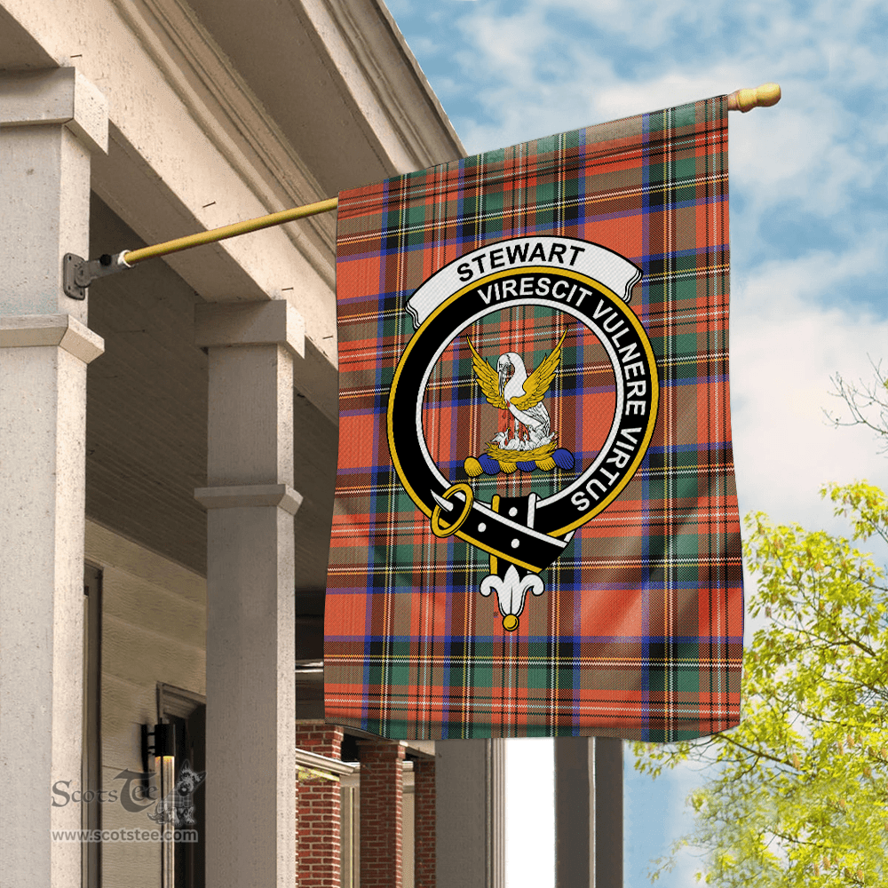 Garden Flag Stewart High Stewards Royal Ancient Tartan Flag Clan Badge Tartan House Flag Stewart Flag