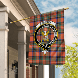 Garden Flag Stewart High Stewards Royal Ancient Tartan Flag Clan Badge Tartan House Flag Stewart Flag