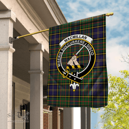Garden Flag MacMillan Hunting Modern Tartan Flag Clan Badge Tartan House Flag