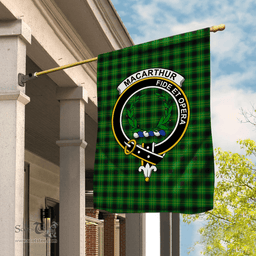Garden Flag MacArthur Ancient Hunting Tartan Flag Clan Badge Tartan House Flag