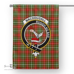 Garden Flag MacDougall Of Lochcarron Tartan Flag Clan Badge Tartan House Flag
