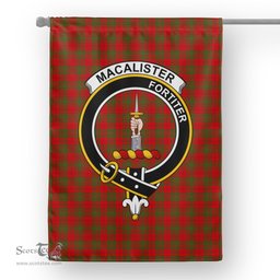 Garden Flag MacAlister Of Glenbarr Tartan Flag Clan Badge Tartan House Flag