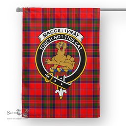 Garden Flag MacGillivray Modern Tartan Flag Clan Badge Tartan House Flag