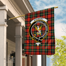 Garden Flag Stewart High Stewards Royal Modern Tartan Flag Clan Badge Tartan House Flag Stewart Flag