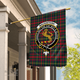 Garden Flag MacKintosh Hunting Modern Tartan Flag Clan Badge Tartan House Flag