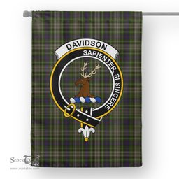 Garden Flag Davidson Tulloch Dress Tartan Flag Clan Badge Tartan House Flag