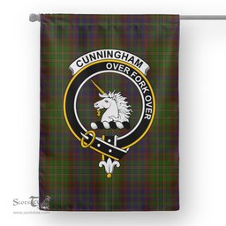 Garden Flag Cunningham Hunting Modern Tartan Flag Clan Badge Tartan House Flag