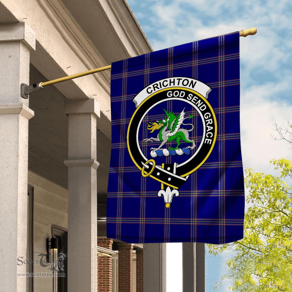Garden Flag Crichton Tartan Flag Clan Badge Tartan House Flag