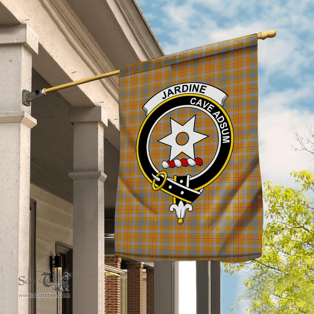 Garden Flag Jardine Tartan Flag Clan Badge Tartan House Flag