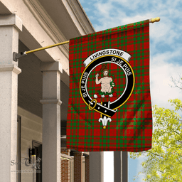 Livingston FlagLivingston Flag Garden Flag Livingstone Tartan Flag Clan Badge Tartan House Flag