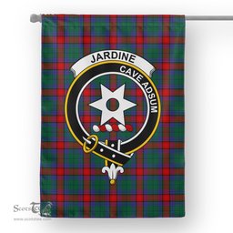 Garden Flag Jardine Dress Tartan Flag Clan Badge Tartan House Flag