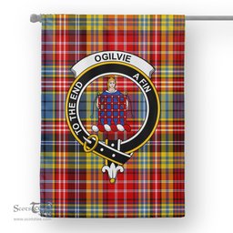 Garden Flag Ogilvie Of Airlie Ancient Tartan Flag Clan Badge Tartan House Flag