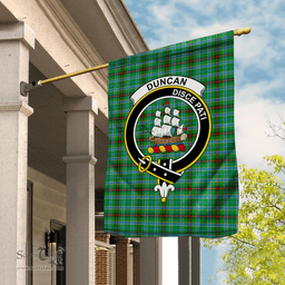 Garden Flag Duncan Of Sketraw Tartan Flag Clan Badge Tartan House Flag