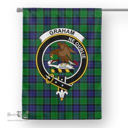 Garden Flag Graham Of Menteith Tartan Flag Clan Badge Tartan House Flag
