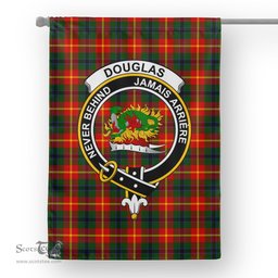 Garden Flag Douglas Of Roxburgh Tartan Flag Clan Badge Tartan House Flag