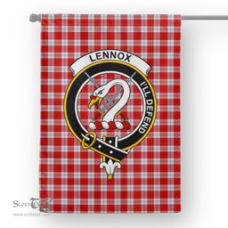 Garden Flag Lennox Dress Tartan Flag Clan Badge Tartan House Flag