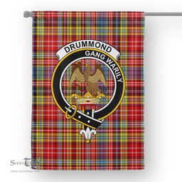 Garden Flag Drummond Of Strathallan Tartan Flag Clan Badge Tartan House Flag