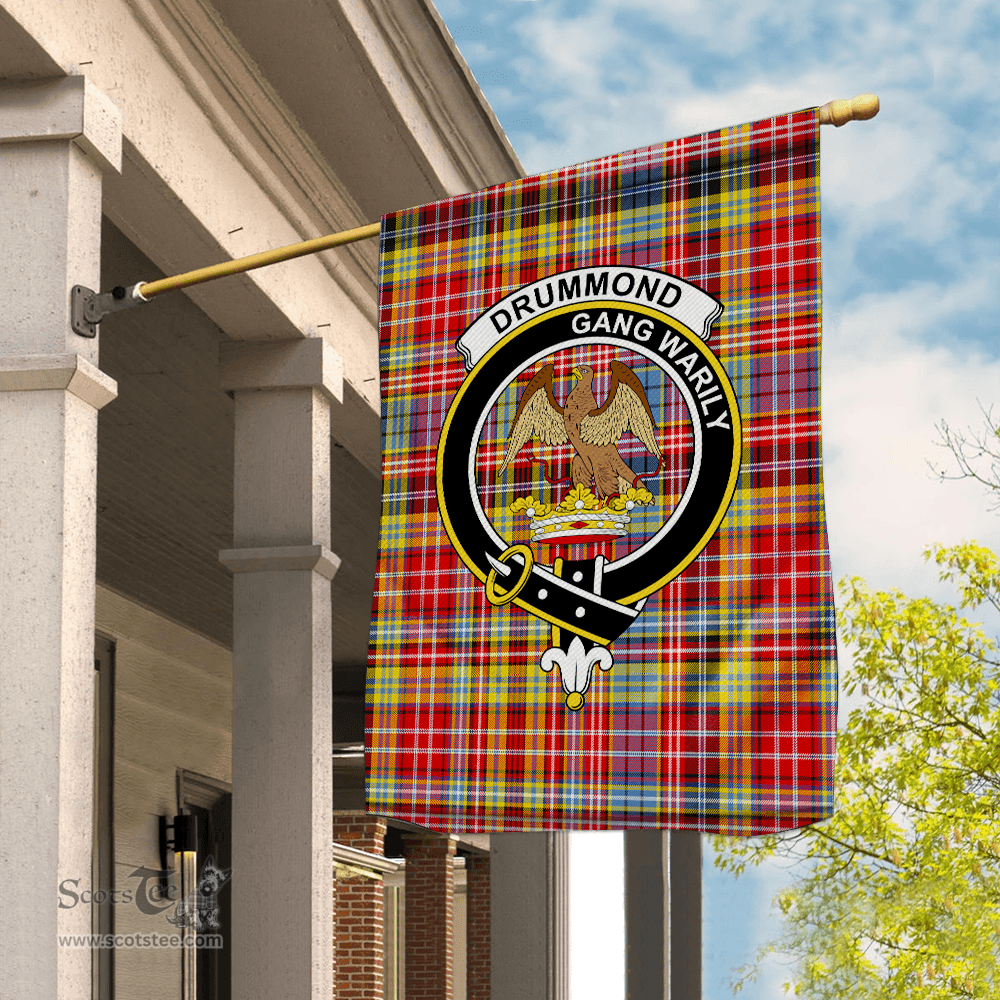 Garden Flag Drummond Of Strathallan Tartan Flag Clan Badge Tartan House Flag