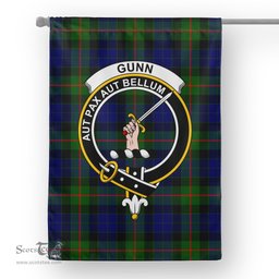 Garden Flag Gunn Modern Tartan Flag Clan Badge Tartan House Flag
