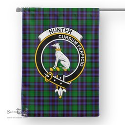 Garden Flag Hunter Of Peeblesshire Tartan Flag Clan Badge Tartan House Flag