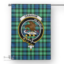 Garden Flag Graham Of Montrose Ancient Tartan Flag Clan Badge Tartan House Flag