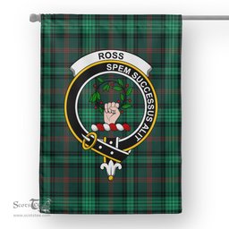 Garden Flag Ross Hunting Modern Tartan Flag Clan Badge Tartan House Flag