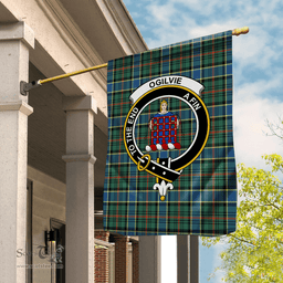 Garden Flag Ogilvie Hunting Ancient Tartan Flag Clan Badge Tartan House Flag