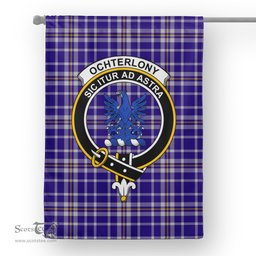 Garden Flag Ochterlony Tartan Flag Clan Badge Tartan House Flag