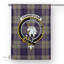 Garden Flag Cunningham Dress Blue Dancers Tartan Flag Clan Badge Tartan House Flag