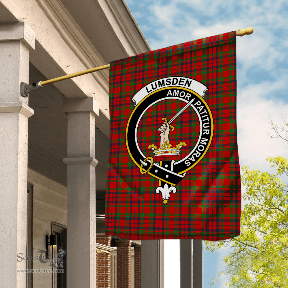 Garden Flag Lumsden Of Kintore Tartan Flag Clan Badge Tartan House Flag