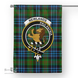 Garden Flag Newlands Tartan Flag Clan Badge Tartan House Flag