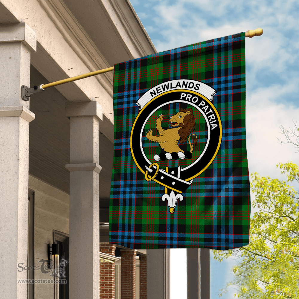 Garden Flag Newlands Tartan Flag Clan Badge Tartan House Flag