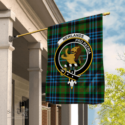 Garden Flag Newlands Tartan Flag Clan Badge Tartan House Flag